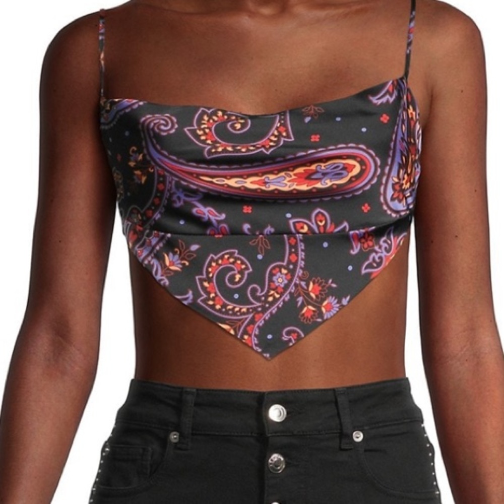 Weworewhat Bandana slip top